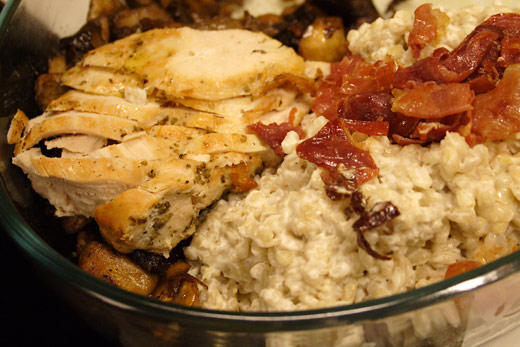 Risotto med kylling og svampe