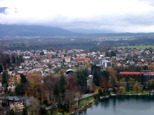 Bled seen from the castle