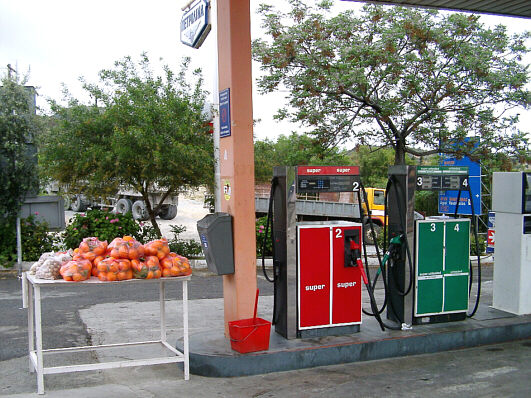 The gas station in Choirokoitia