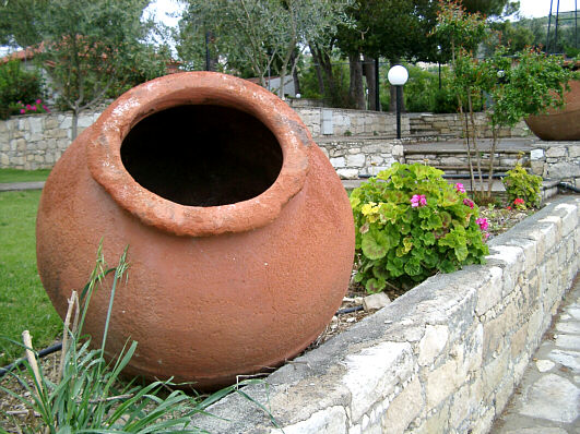 Giant pot in Doros, Cyprus