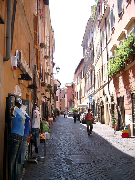 Via Scala in Trastevere