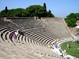 The amphi theatre in Ostia Antica
