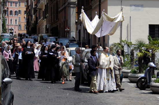 Catholic procession