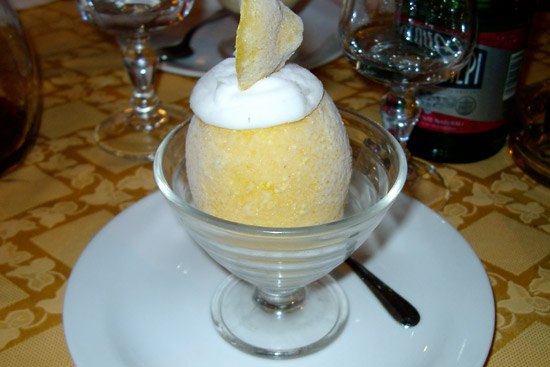 Lemon sorbet