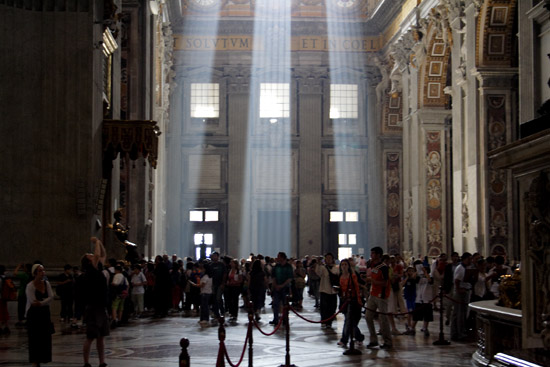 From St. Peter's Basilica in Rome.